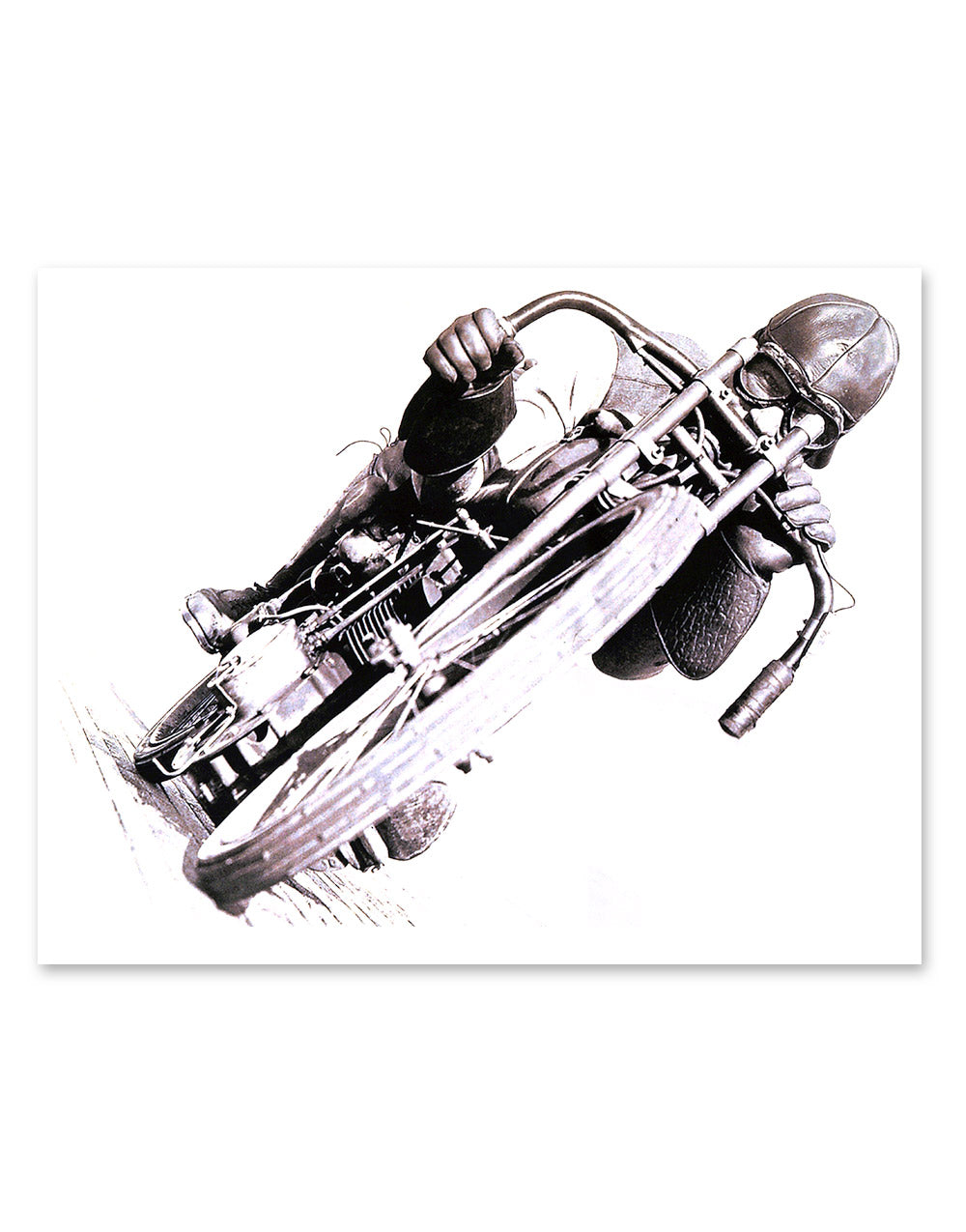 Hotfuel Wall of Death Rider Print Wall Art