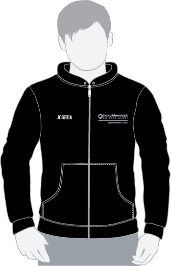 Loughborough College Ignite FE ZIPPED Hoodie