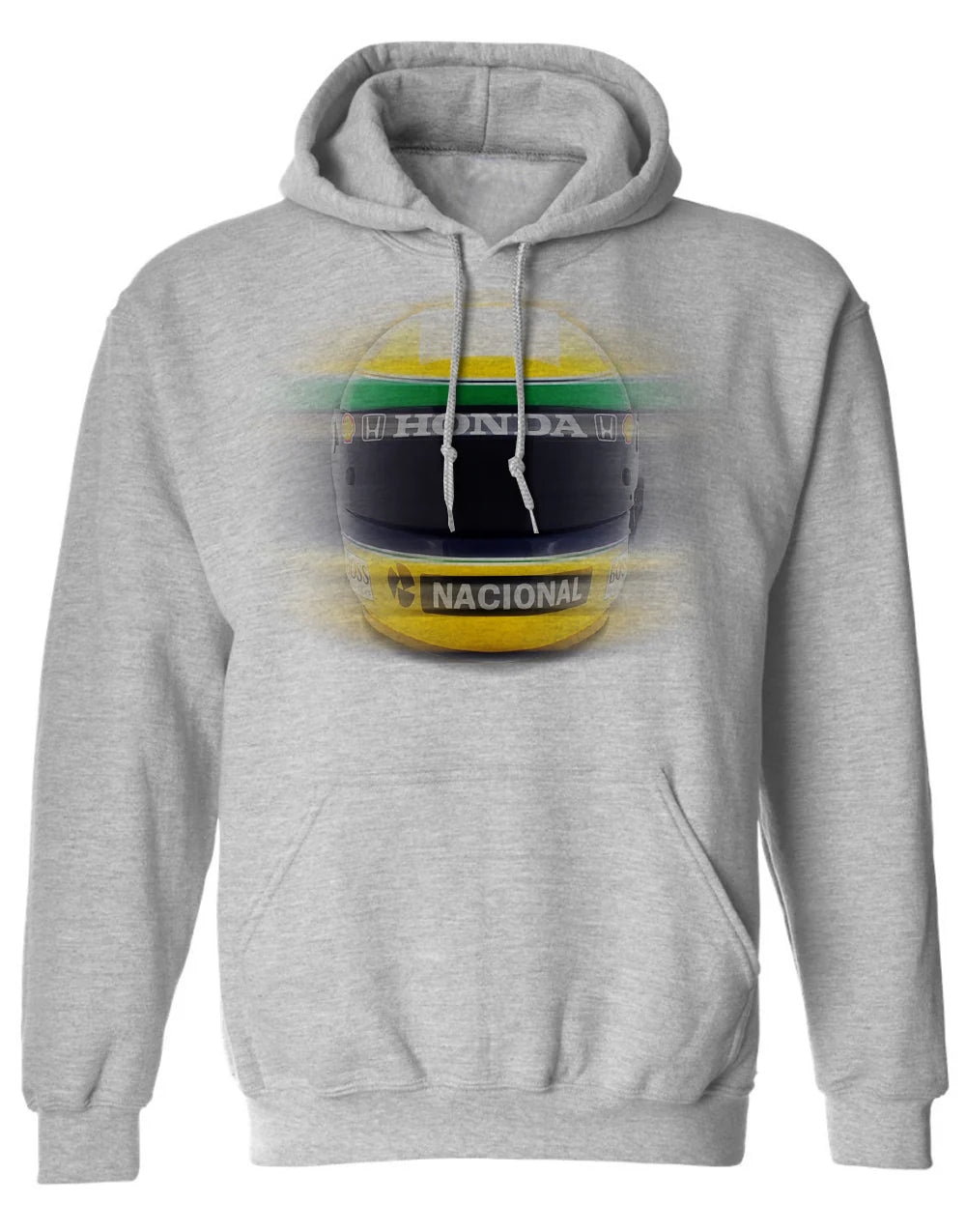 Senna Helmet Blur Hoodie - Grey - Medium
