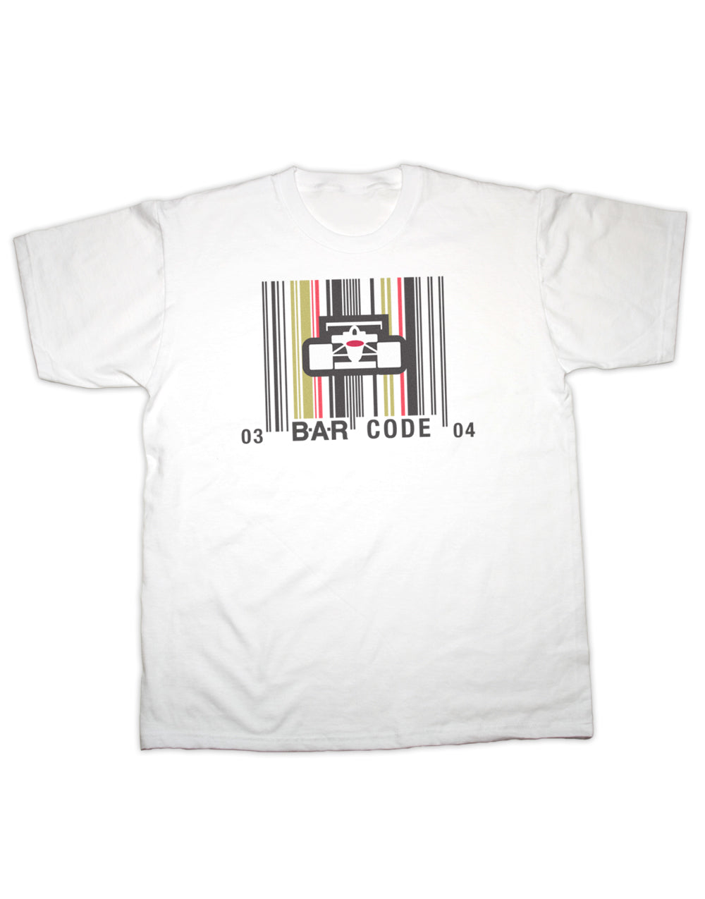 Barr Code Racing B.A.R Racing Team Barcode T-Shirt | Retro Formula 1 Apparel – Hotfuel