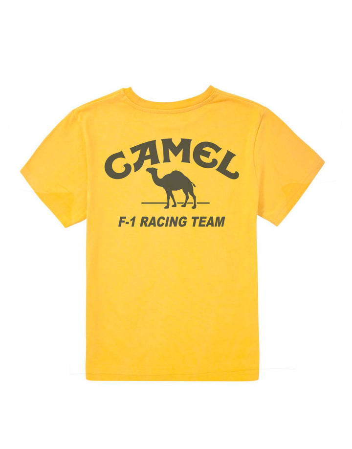 Camel F1 Racing Team T Shirt - Gold - Large