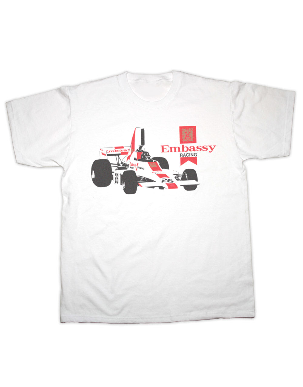 Embassy Racing Graham Hill Formula 1 T Shirt - Vintage Formula 1 | Hotfuel