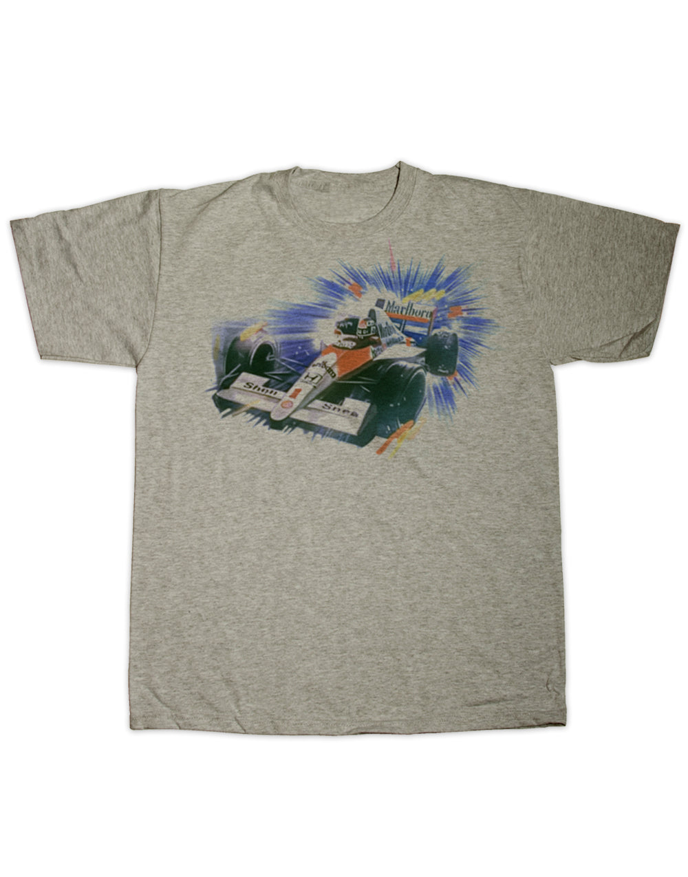 Marlboro Racing Zoom Print T Shirt