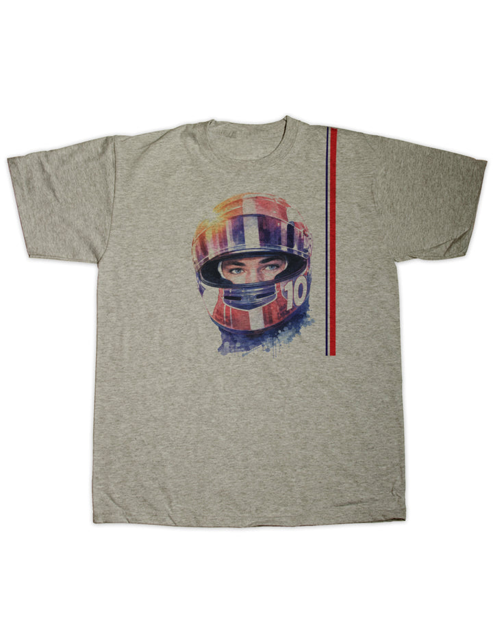 Pierre Gasly Vintage 10 Print T Shirt