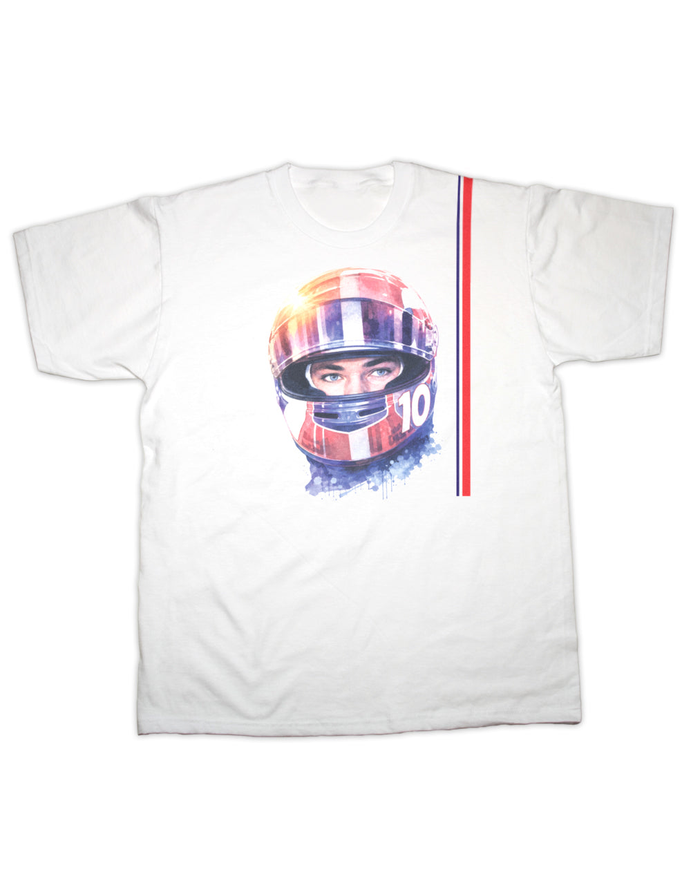 Pierre Gasly Vintage 10 Print T Shirt