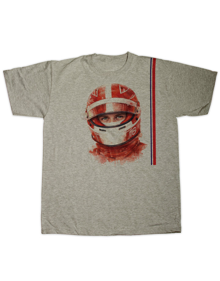 Charles Leclerc Vintage 16 Print T Shirt