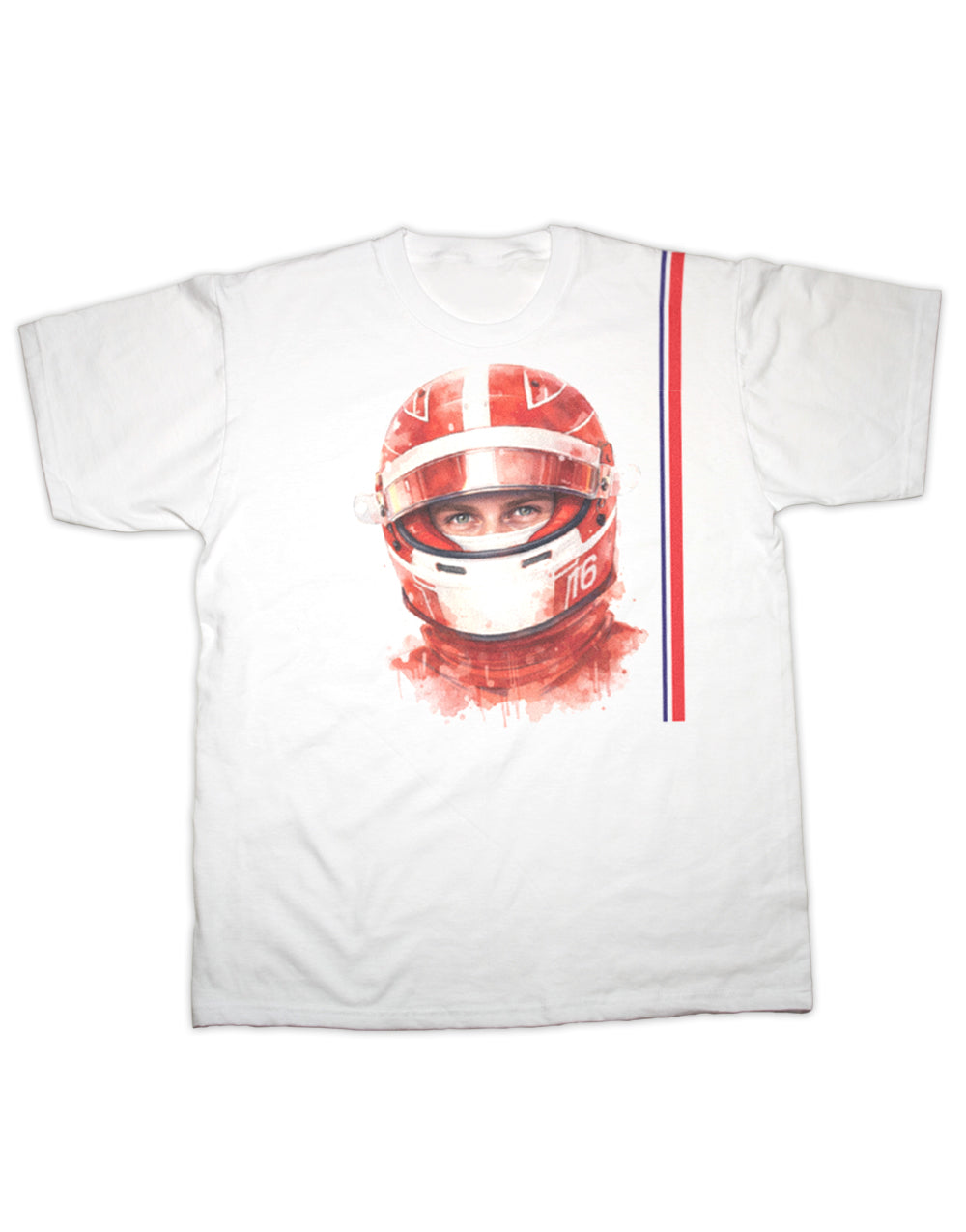 Charles Leclerc Vintage 16 Print T Shirt