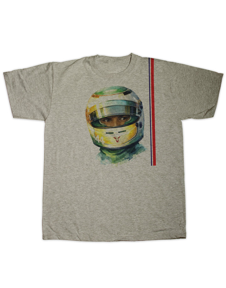 Lewis Hamilton Vintage 44 Print T Shirt