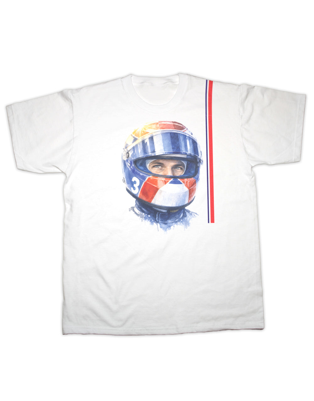 Max Verstappen Vintage 3 Print T Shirt
