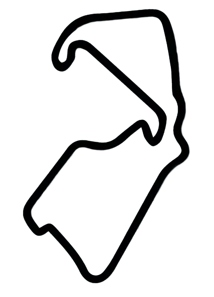 Silverstone Race Circuit Metal Wall Art