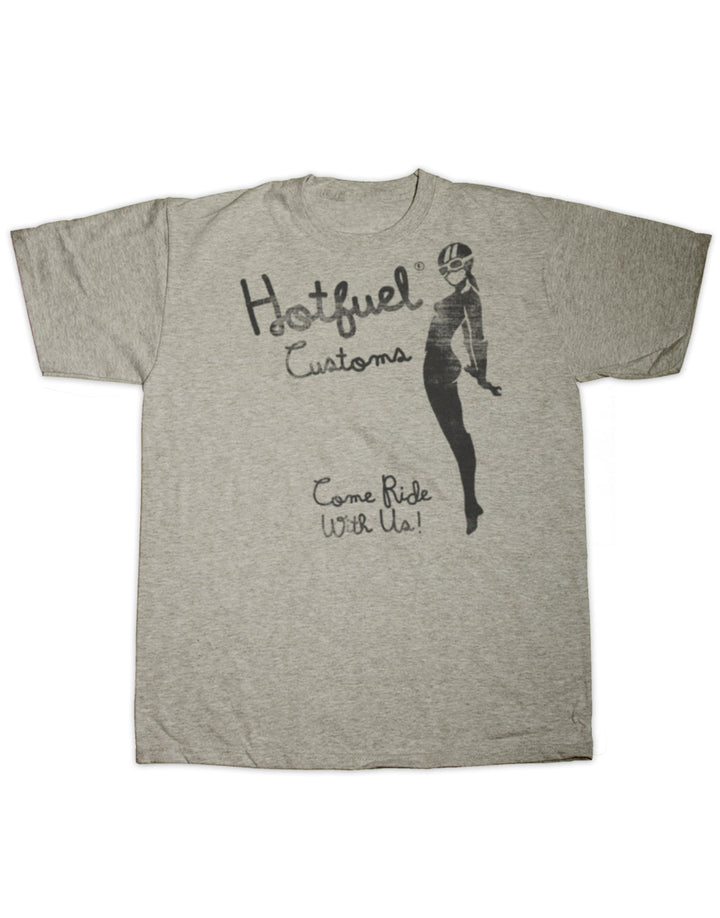 Hotfuel Customs Come Ride T Shirt